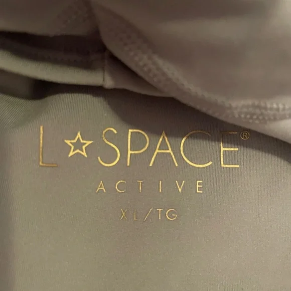 L*Space Active Sage Push It Top Scoop Neck strappy sports bra NWT. Size XL #72 - Picture 6 of 8
